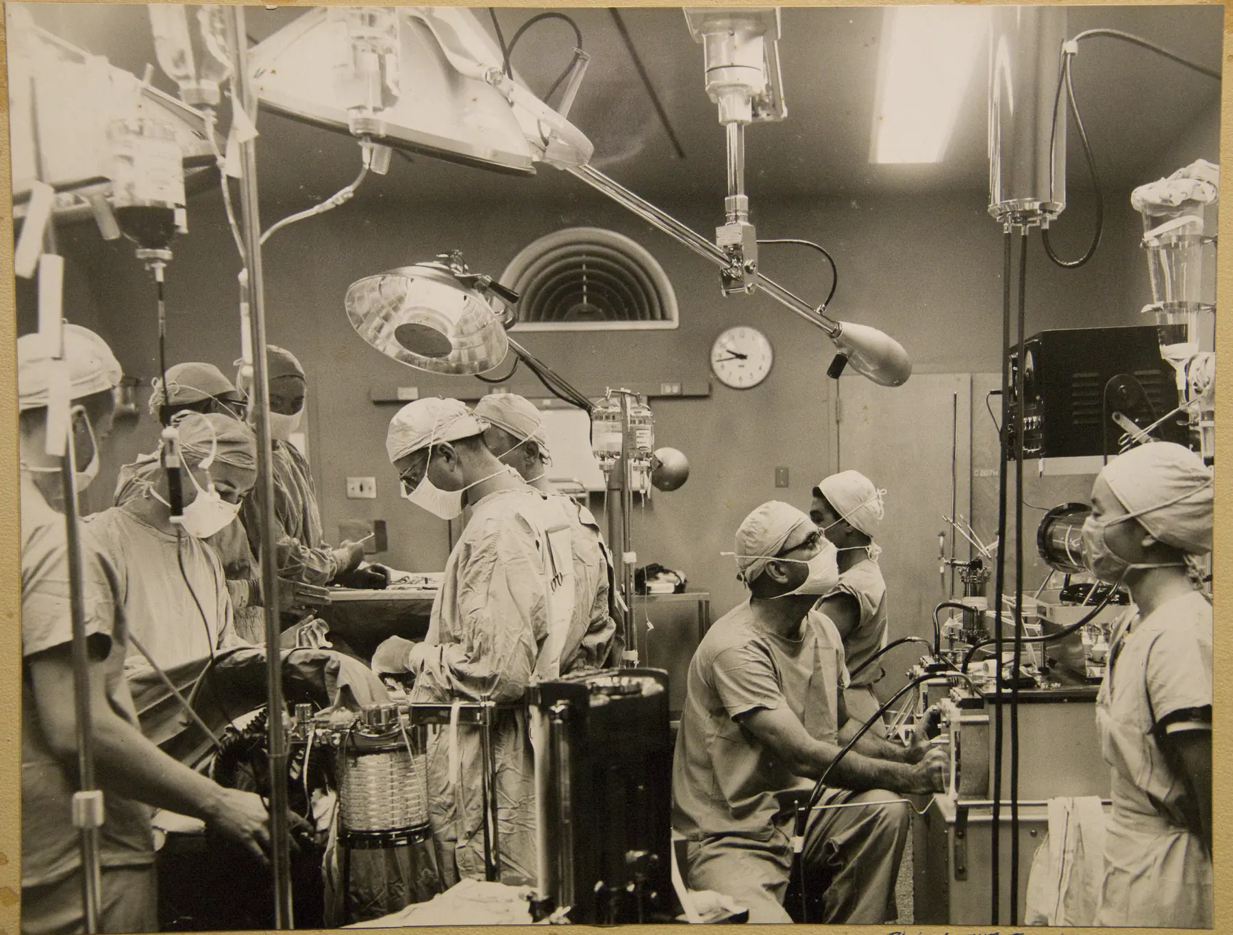 Pemco heart bypass pump in use in an operating room