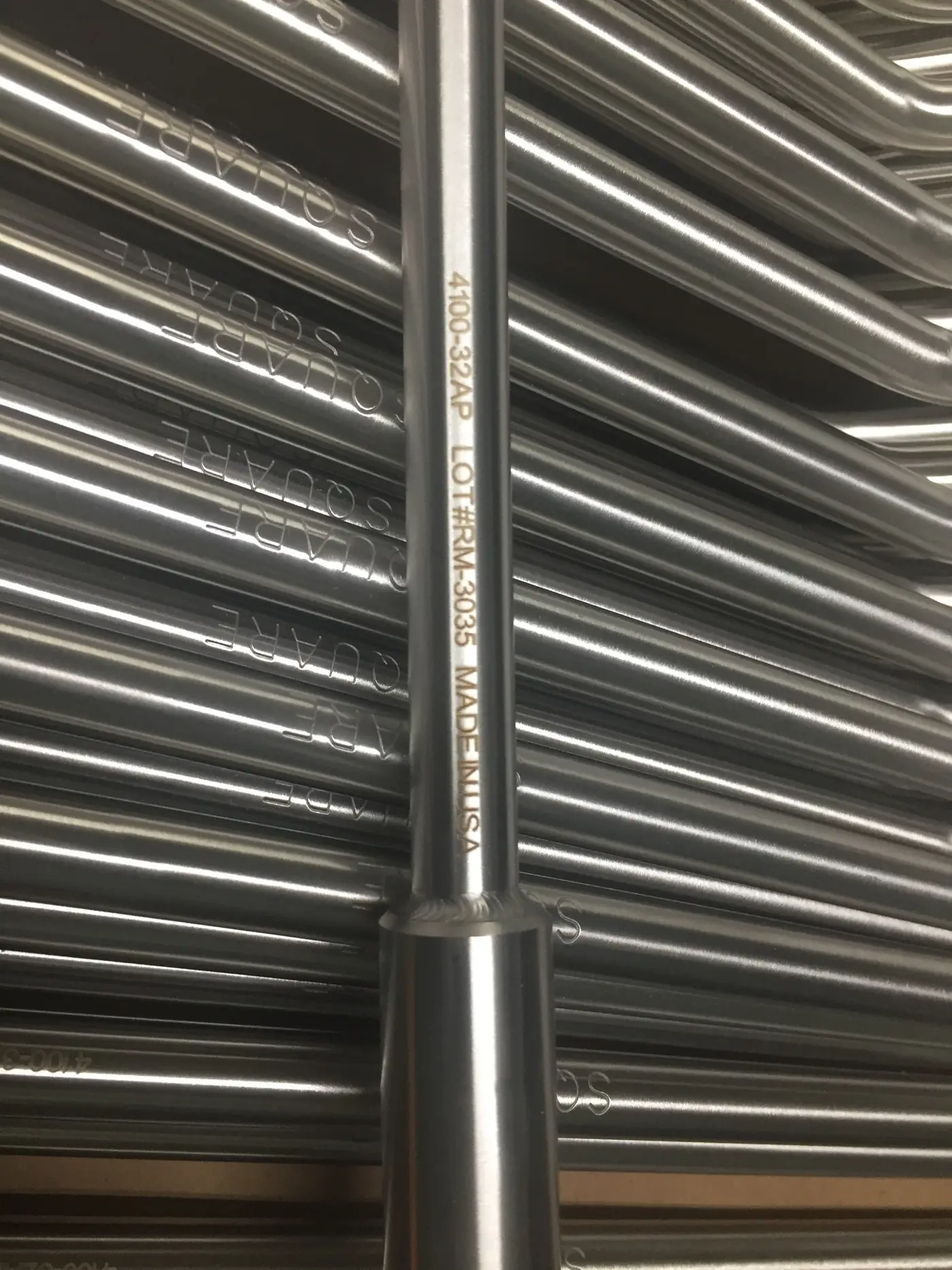Pemco stainless steel components prepared for engraving